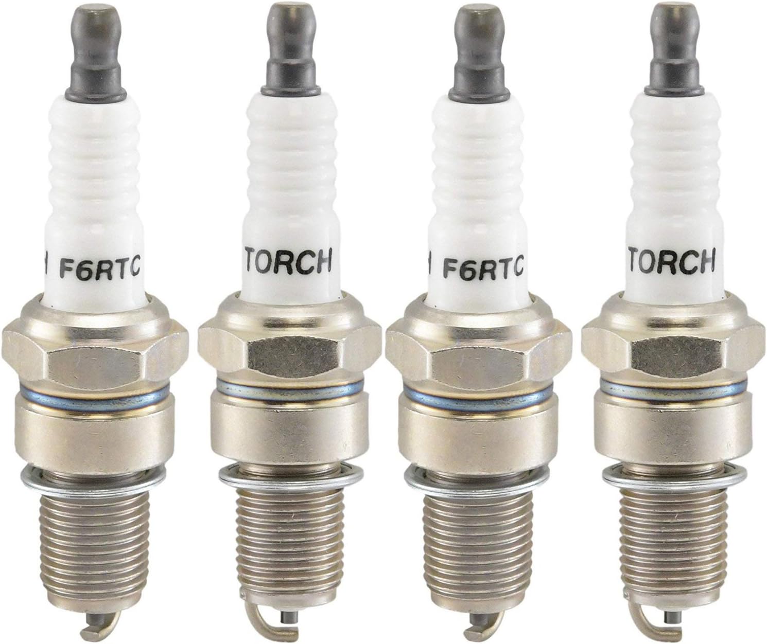 4pcs Spark Plugs F6RTC Compatible with Honda GCV160 GCV190