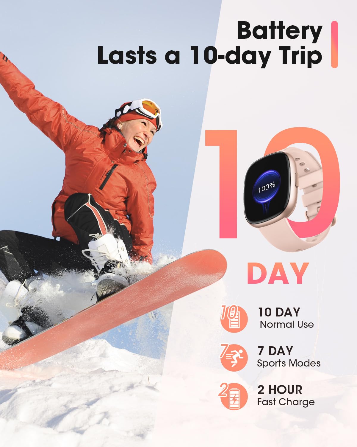 Smart Watches for Women Men with Call: Fitness Trackers with 24-Hour Heart Rate SpO2 Sleep Monitor 5ATM Waterproof 120+ Sport Mode Watches for Women gift Compatible with iPhone Android Phones(3 Bands) - Image 6