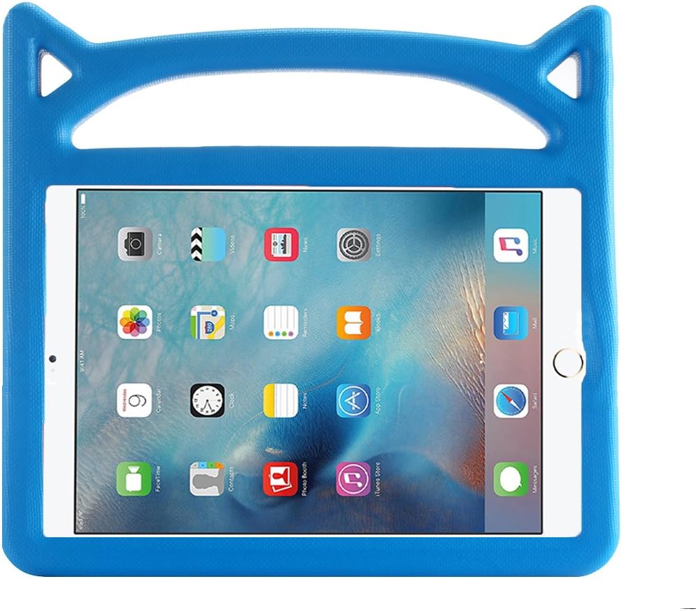 New Apple iPad 9.7-inch 2017/2018 Case,iPad Pro 9.7 2016/Air 2/Air Case,APLPJYR Apple Series Shockproof Case Light Weight Case With Handle for Apple iPad 9.7-inch 2017/2018/Pro 9.7/Air/Air 2 case blue