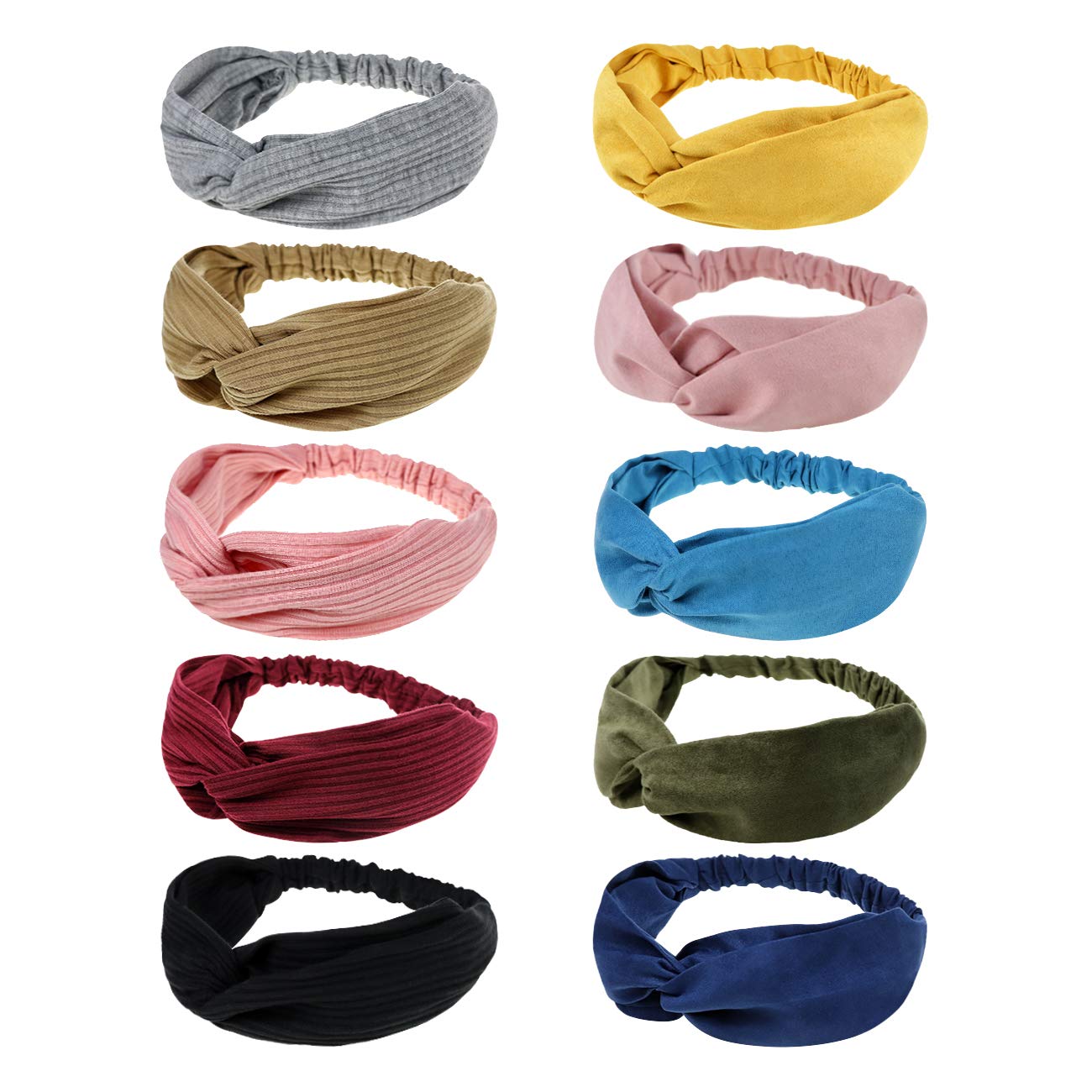 DRESHOW 8 Pack Women's Headbands Headwraps Hair Bands Bows Accessories at  Women’s Clothing store
