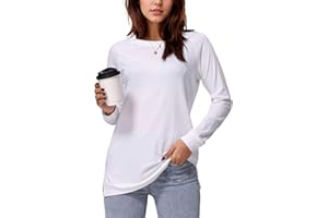 Cnlinkco Womens Tops Fall Scoop Neck Hip Length Long Sleeve Sweatshirts Trendy Casual Basic Loose Fit Comfy Tunic Shirts