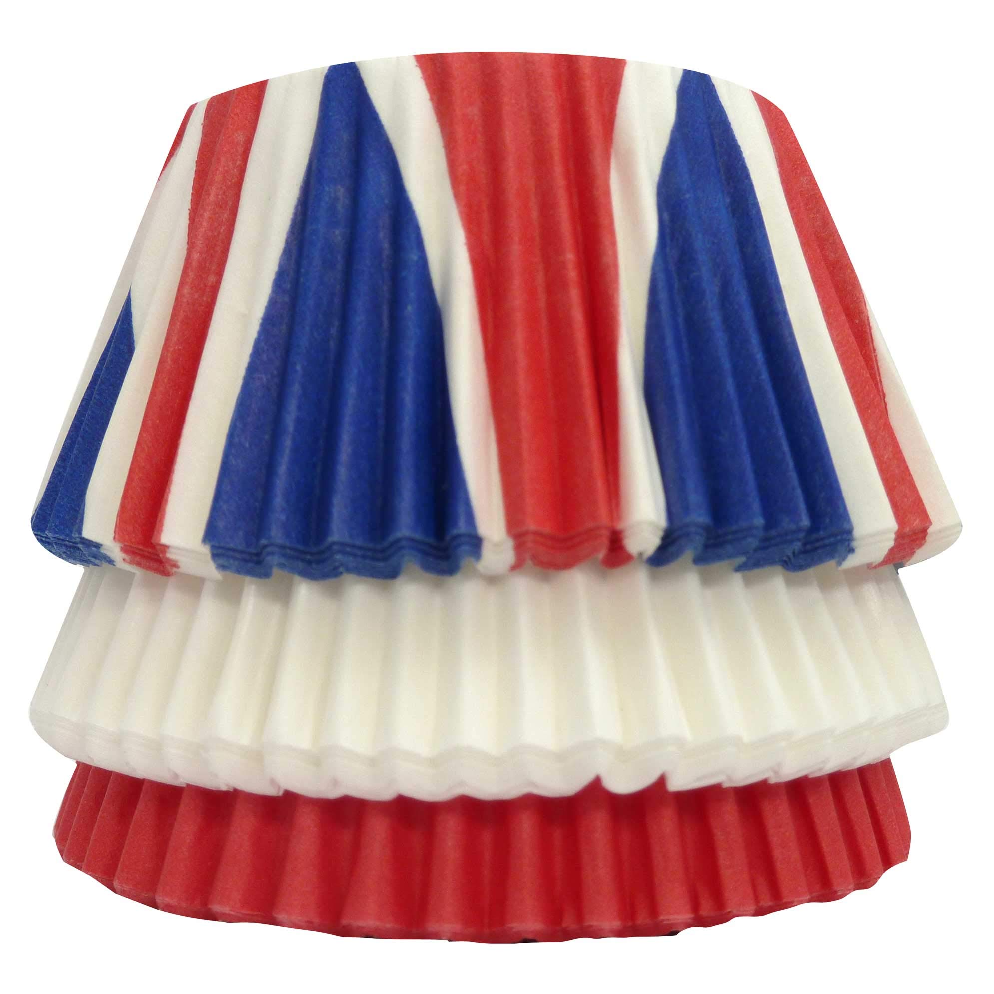 Cupcake Cases - Union Jack Mix - Approx 36 Cases by Scrumptious Sprinkles Part of Our Great British Range