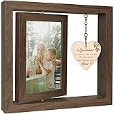 EYITUPC A Grandchild is Someone Who Reaches for Your Hands but Touches Your Heart Picture Frame First Time Grandparents Gifts
