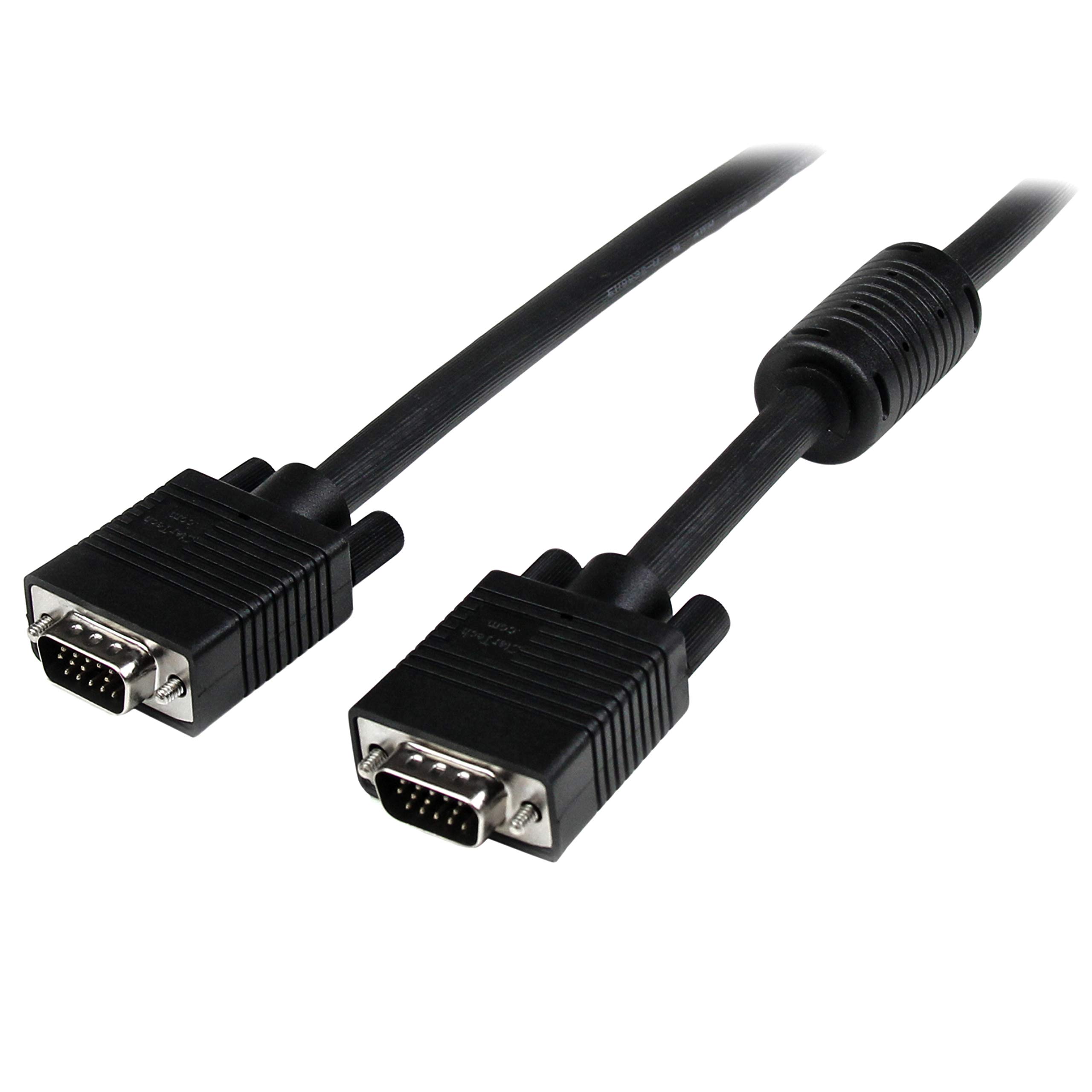 StarTech.com 5m Coax High Resolution Monitor VGA Video Cable - HD15 to HD15 M/M - 5m VGA Cable - HD15 to HD15 Cable (MXTMMHQ5M)