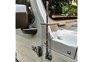 KSAAUTO 16 Inch Antenna for Jeep Wrangler Accessories JK JL Unlimited Sahara Rubicon Sport Willys 4xe Gladiator JT Mojave 2007-2025, Jeep OEM Antenna Replacement for FM AM Car Radio Reception