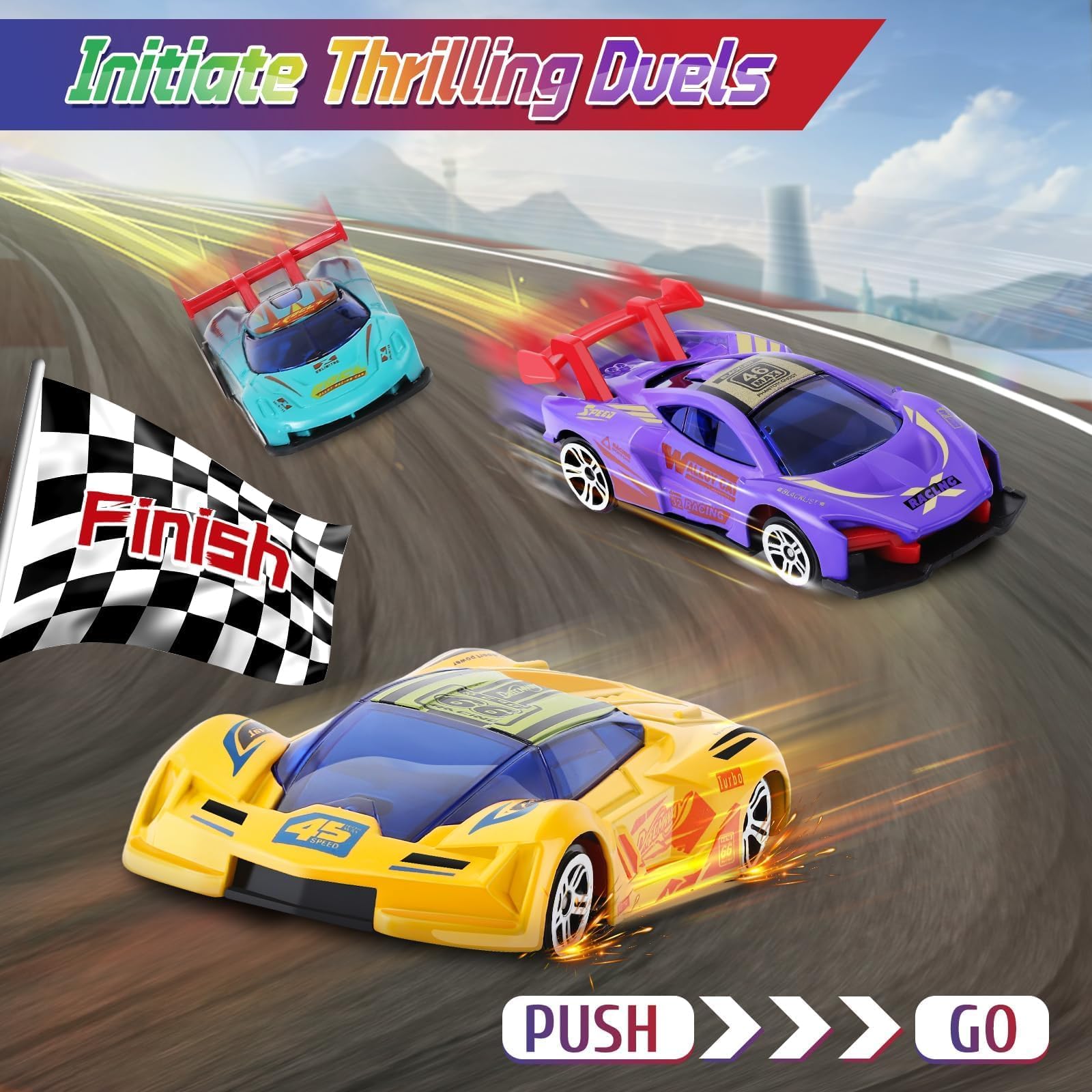 Color Changing Cars Toys Bath Toys for Kids Ages 1-3 4-8 Christmas Stocking Stuffers Gifts for Kids Grandkids Pool Water Toys Boys Christmas Birthday Gifts Car Sensory Die-Cast Toys