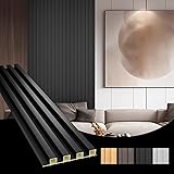 OUZUGIE WPC Acoustic Slat Wall Paneling, 8-Pack 114