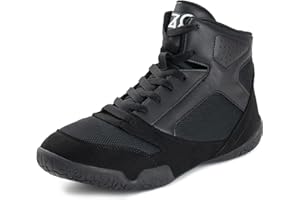 ZVC Kids Wrestling Shoes Boys Girls Boxing Shoes for Fitness Fighting Powerlifting Bodybuilding Boots Footwear