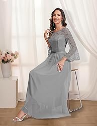 Wedtrend Women's Bridesmaid Dresses, 3/4 Flared