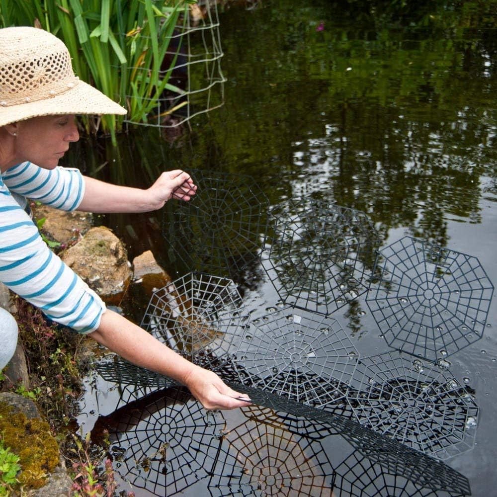 20 Piece Pond & Fish Guard Protector Plastic Floating Net Rings