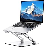 Zewwen Ergonomic & Adjustable Laptop Stand for Desk, Foldable & Portable Laptop Riser Holder, Ventilated Computer Stand, Comp