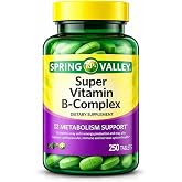 KP+ Super Vitamin B-Complex | Energy Support | 250 Tablets | Non-GMO | Gluten Free | Pack of 1