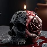 Halloween Skull Hand Ghost Cylinder Molds Silicone Wave Spiral Candle Mold - Silicone Resin Casting Molds for Candle & Resin & Soap Craft Supplies