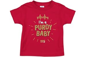 ROOKIE WEAR BY SMACK APPAREL Purdy Baby - Baby Apparel for San Francisco Football Fans (NB-7T)