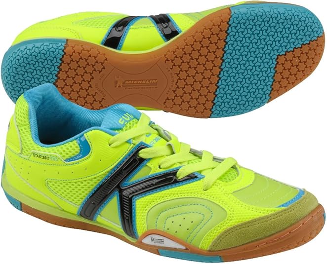 KELME Mens Star Evo Indoor Soccer Shoes Green 8.5 Soccer