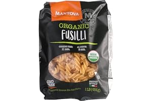 Mantova Italian Organic Spirali Pasta,(Pack of 4) Made with selected durum semolina and dried in slow temperature to protect the nutrition value of the product