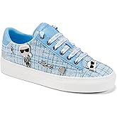 Karl Lagerfeld Womens Cate Sayings Everyday Lace Up Sneaker