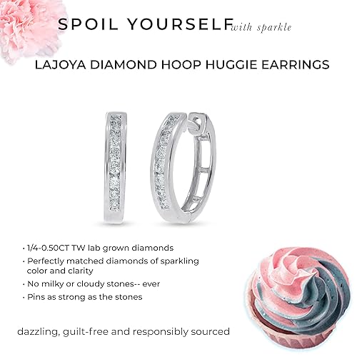 La Joya 1/2 CT TW Lab Grown Diamond Cross Necklace For Women - Sparkling GH