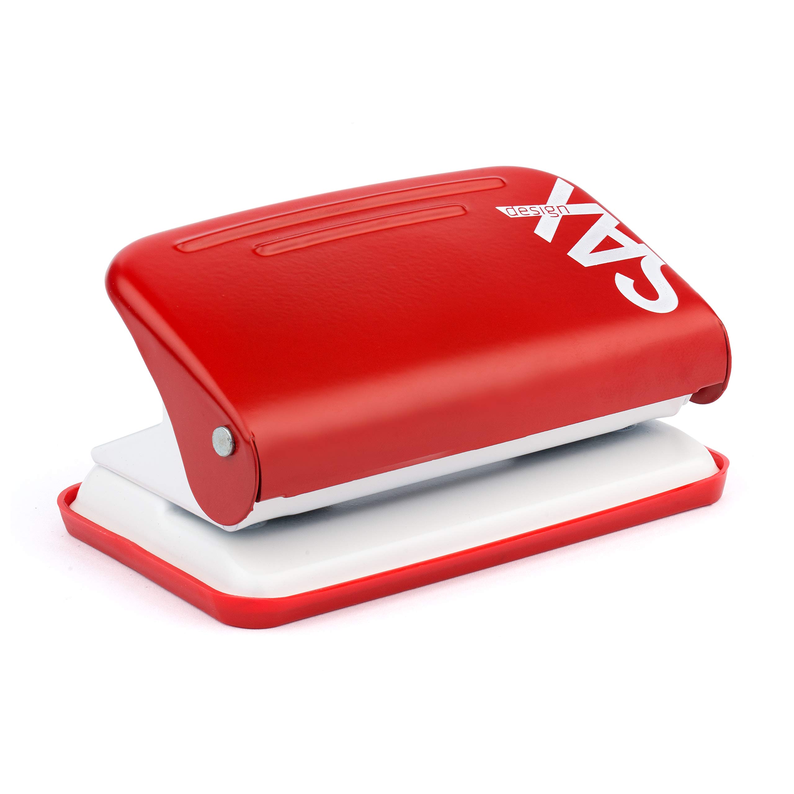 Sax 218 Hole Punch | 12 Sheets | Mini Hole Punch (Red)
