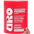 O Positiv URO Whole Body Probiotic – 3-in-1 Probiotic Supporting Gut, Skin, and Oral Microbiomes & Digestive Health – 20B+ CFUs, Licorice Root, Dandelion – Non-GMO, Vegan, Gluten-Free – 30 Capsules