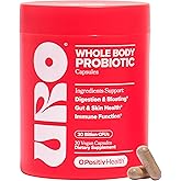 O Positiv URO Women’s Probiotic – All-in-one Probiotic for Women - Vaginal, Gut, Skin, and Oral Microbiome Health – 20B+ CFUs, Licorice Root, Dandelion – Non-GMO, Vegan, Gluten-Free – 30 Capsules