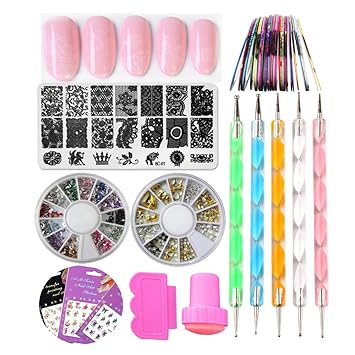Amazon Com Loveourhome Nail Art Tools Nail Stamping Plate Image