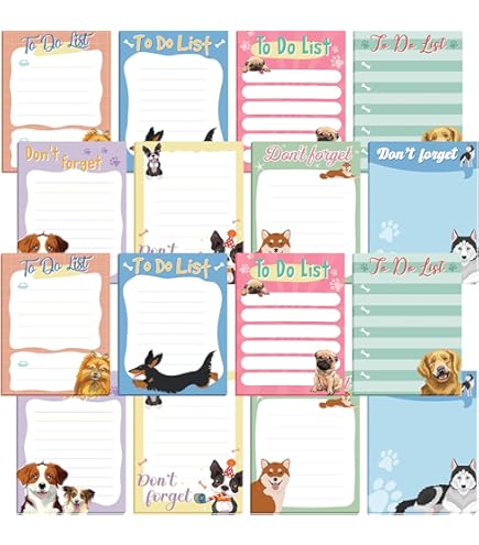 thumbnail image 2 of Dog Sticky Notes With Paper Clips, 210 Sheets Cartoon Animal 2 of 13