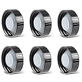 Hufopik 6 Pack 38mm Growler Caps, Beer Bottle caps Compatible with 1/2 Gallon and 1 Gallon Glass Gallon Jugs Replacement, Black