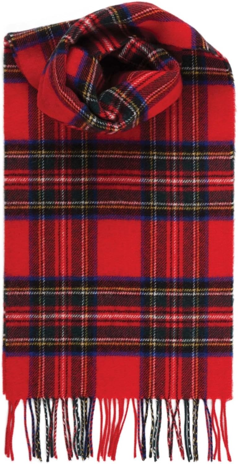 Johnstons of Elgin Pure Cashmere Scarf Scottish Tartan Amazon.co