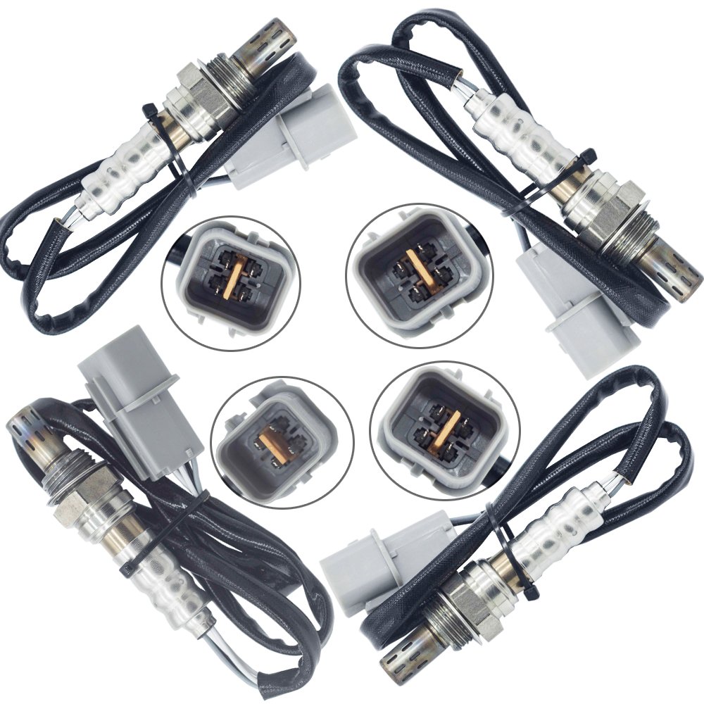 Photo 1 of Guniang Oxygen Sensor for Hyundai Santa Fe 2003-2006 Tiburon 2005-2009 Sonata 2002-2005 Kia Optima Sportage 2.7L Upstream + Downstream 4PCS