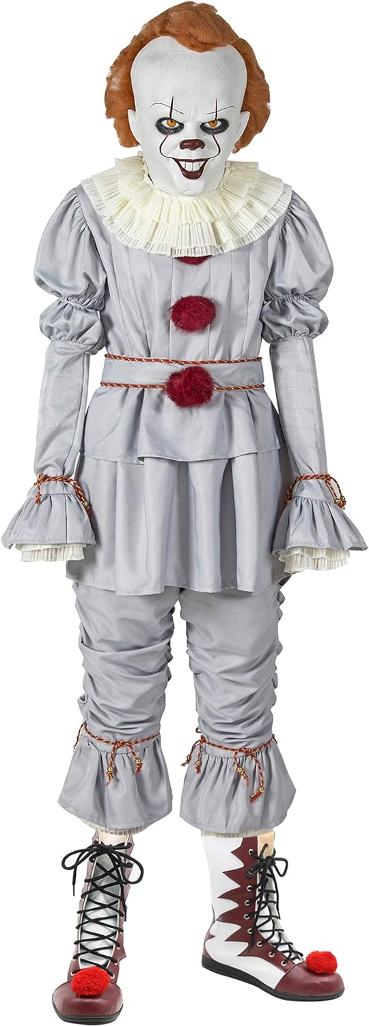 Halloween Costume Cosplay Grey Suit Full Set for Men Women Medium