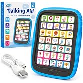 Rechargeable AAC Device for Autism: Communication Tools with Silicone Case | Autism Sensory Toys for Home &amp; School Use - Speech Therapy Talking Buttons for Nonverbal Kids &amp; Adults