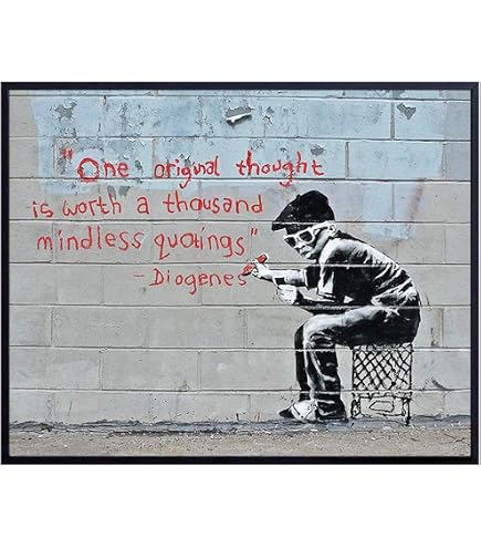 Amazon.com: CINEMAFLIX Banksy - I Want Change - POSTER 16x20