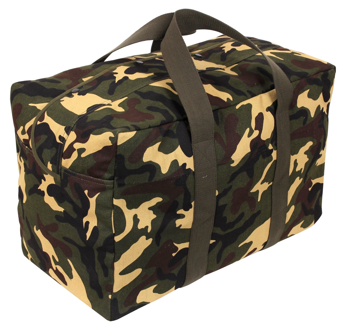 Rothco Canvas Parachute Cargo Bag Extra Large 75L Forest Camo One Size Cargo Bag