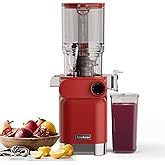 Anybear Cold Press Juicer, 200W Slow Masticating Juicer 4.3" Large Feed Chute Fit Whole Fruits Vegetables | Upgraded Auger | 