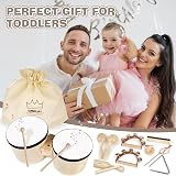 Vanplay Toddler Musical Instruments Drum Set Hando Bells Maracas Harmonica view 5