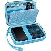 PAIYULE Travel Case Compatible with RG353V/ RG353VS/ R36S Retro Handheld Game Console, Handheld Emulator Storage Holder Organizer, Android Game Console Carrying Bag (Blue) (Box Only)