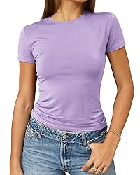 Abardsion Women's Casual Basic Going Out Crop Tops