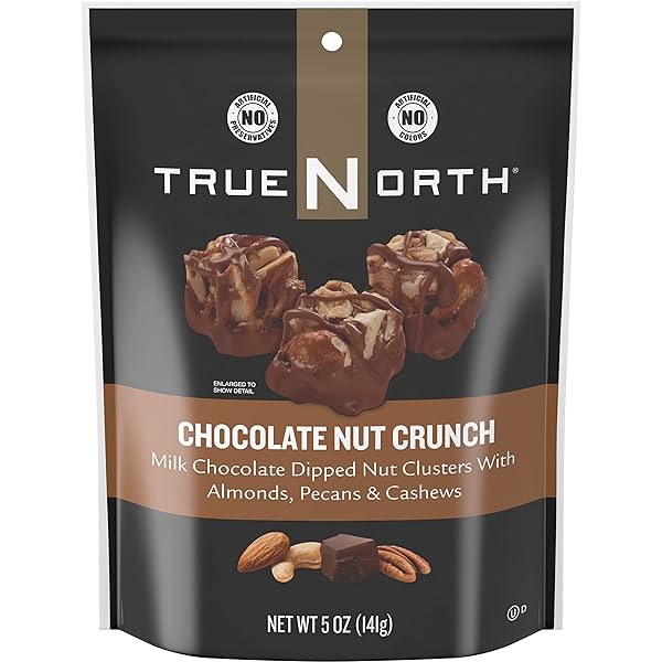 TRUENORTH NUT CLUSTERS, CHOCOLATE NUT CRUNCH, 5 OUNCE