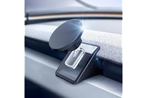 CloudValley Magnetic Phone Mount for Tesla Model 3 Highland Model Y Juniper, Strong Grip, 360° Adjustable, Dashboard Car Hold