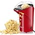 Machine à Pop Corn Air Chaud Fohere 1400W - 4L Capacité, Sans Huile, 2 Min Préparation | Idée Soirée Film, Anniversaire