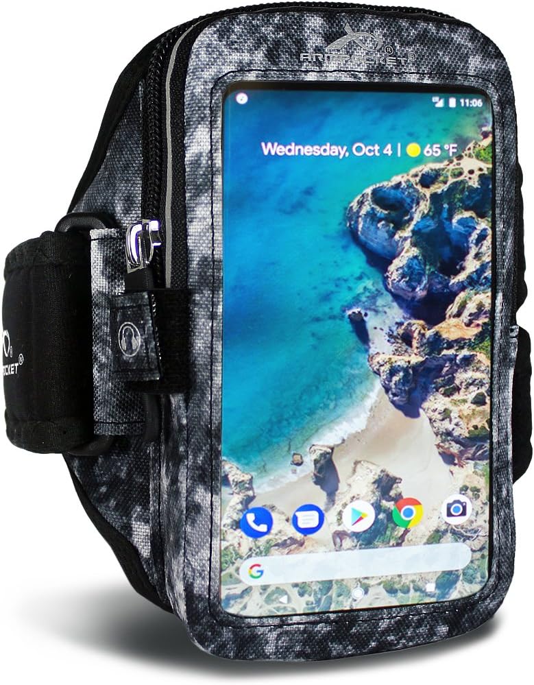 Phone Armbands for Running | Armpocket Ultra i-35 Phone Armband | Compatible with iPhone 12 Mini, SE 2020, 8, 7, 6, Galaxy S7, Pixel 5, Phones with Cases up to 6 Inches