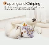 Migipaws Flapping Sandpiper Cat Toy USB Chargeable Interactive Kicker view 2