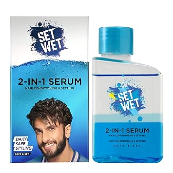 Buy Set Wet 2 In 1 Serum Soft Set Hair Serum For Men 100 Ml