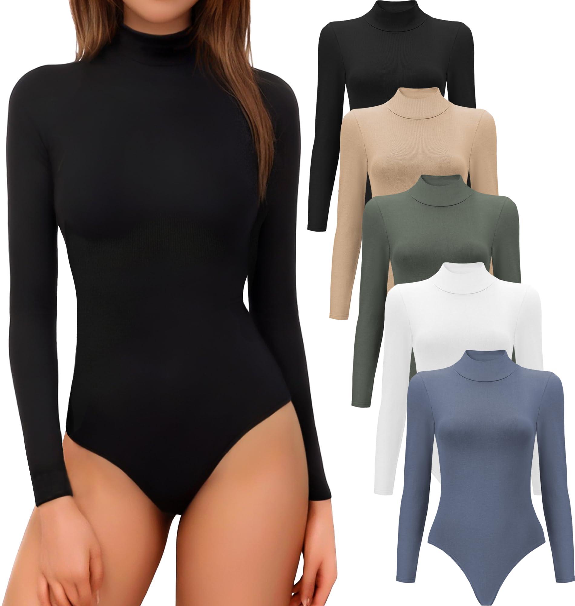 MIRAYE™ – Sleek Long Sleeve Bodysuit main image 0