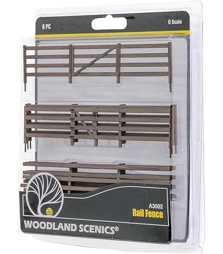 Amazon.com: Woodland Scenics A3002 O Rail Fence : Patio, Lawn & Garden