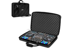 Old Canal Mixer Travel Case, Carrying Storage Bag Compatible with DJ Controller for RX/SX / SX2 / SX3 / Denon MC7000 (Mixing Board Not Included)