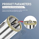 flintronic Diamond Drill Bit 35mm Center Guide Glass Tile Core Drill view 3