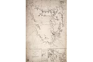 Tasmania Map Journal: Vintage 1814 Map of Tasmania Notebook (Blank Lined Journal, 6"x9" Lined Pages, 200 pages)