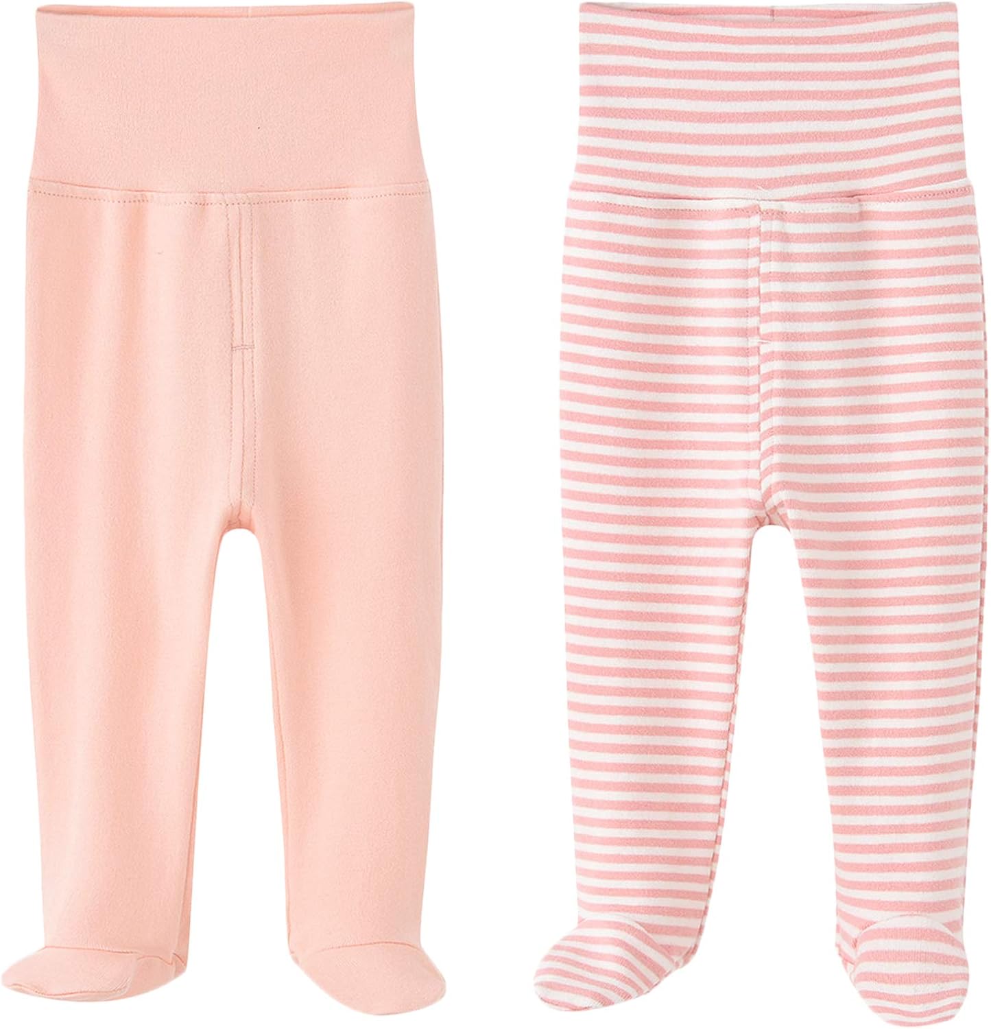 Enfants Chéris 2 Pack Baby Footed Pants Newborn-12 Months: Clothing